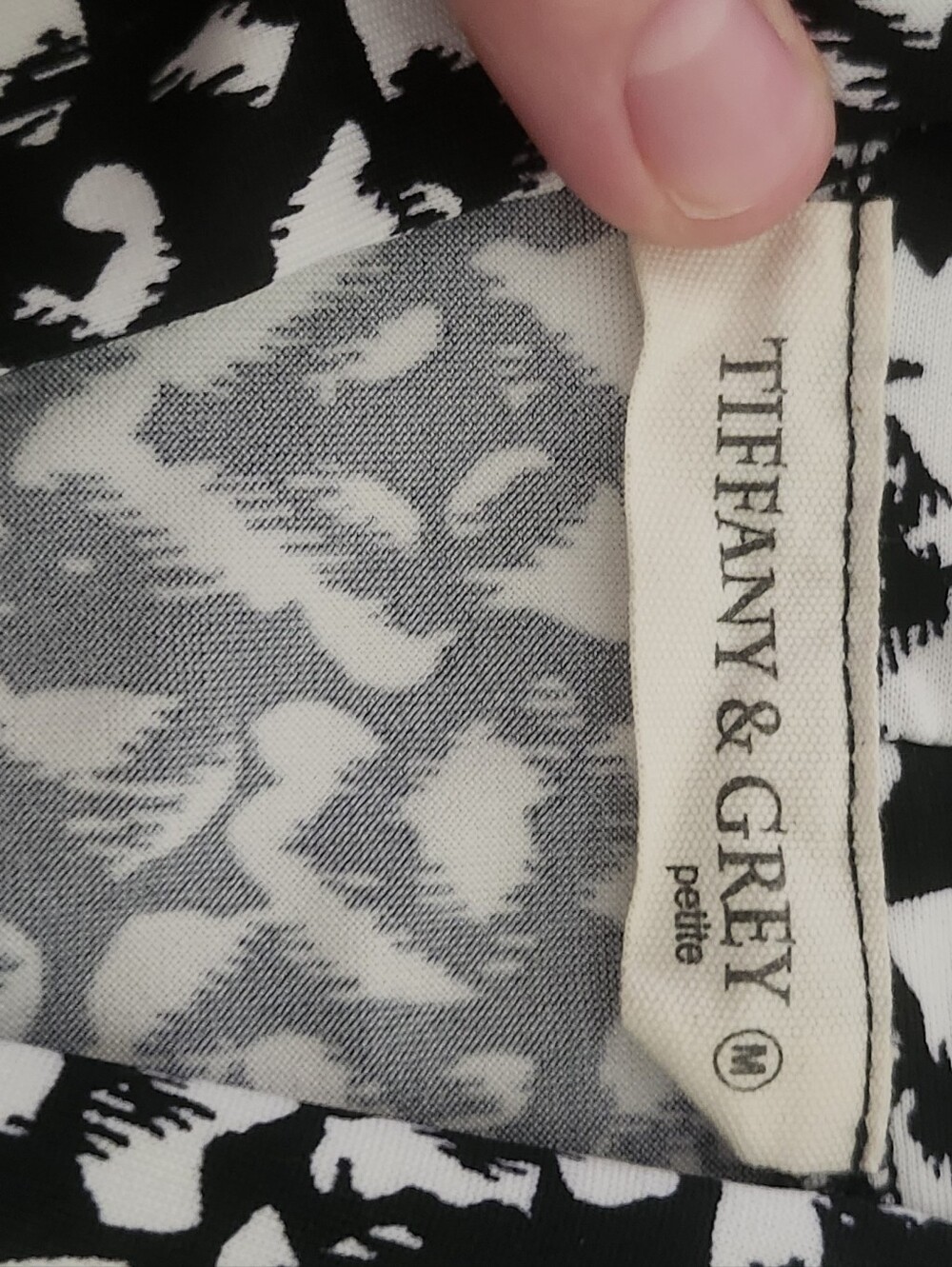 Label on garment